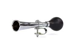 HBS Bicycle Horn 1-Tone Straight Black/Chrome