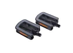 HBS Bicycle Pedals 9/16\" Anti-Slip - Black/Gray