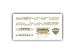 HBS Bicycle Sticker Runner Blizzard Yellow