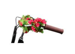 HBS Blomster Bekranse Funky 220cm - Hvit/Rosa
