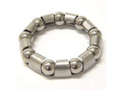 HBS BMX Trapaskogelring 45 mm - Zilver