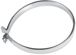 HBS Broekklemmen Incl. Reflectie - Zilver