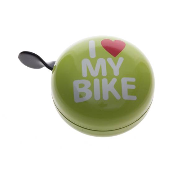 Fansport 4PCS Bicicletta Campanello Mini Regolabile I Love My Bike Stampa Campanello per Bici 