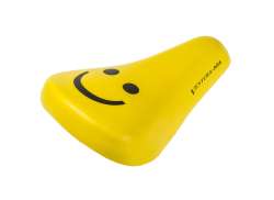 HBS Childrens Bicycle Saddle 12-16\" Smiley - Yellow