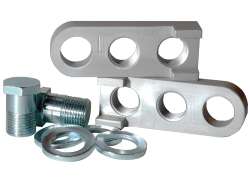 HBS Crank Shortener 20mm Aluminum - Silver