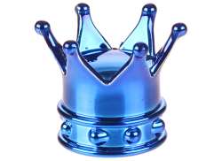 HBS Crown Ventieldopje Sv Brass - Blue (1)