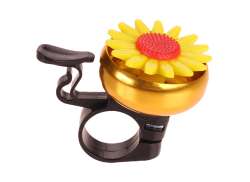 HBS Цветок Велосипедный Звонок &Oslash;22,2mm - Желтый