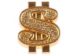 HBS Dollar バルブ キャップ Sv 真鍮 - ゴールド (1)