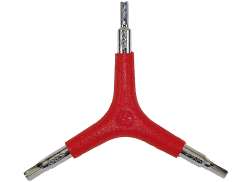 HBS Driehoek Inbussleutel 4/5/6mm - Rood