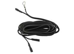 HBS Dynamo Lichtkabel 2-Ytimet 220cm - Musta