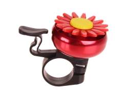 HBS Flower Bicycle Bell &Oslash;22,2mm - Red