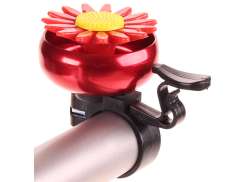 HBS Flower Bicycle Bell Ø22,2mm - Red
