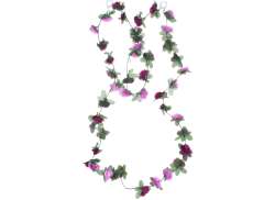 HBS Flower Garland Flair 220cm - Fuchsia  Purple