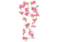 HBS Flower Garland LED 220cm - Blushy Pink