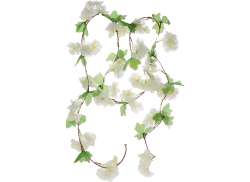 HBS Flower Garland LED 220cm - Ivory White