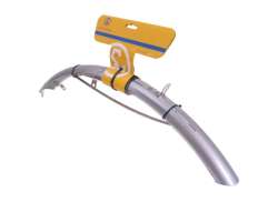 HBS Foran Mudderbeskytter 28" 50 mm Plastik - S&oslash;lv/Gennemsigtig