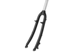 HBS Fork 28\" 1 1/8\" A-Head Brake Bosses - Black