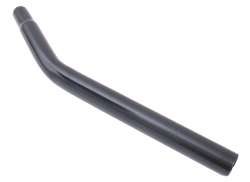 HBS Freestyle Espig&atilde;o De Selim &Oslash;25.4x360mm Dobrado A&ccedil;o - Preto