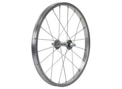 HBS Front Wheel 18\" Fixed Axle Aluminum - Silver