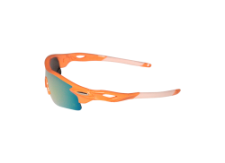 HBS Gafas De Ciclista Polarizadas Mirror Tropic Blaze - Naranja/Blanco