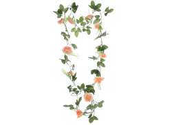 HBS Ghirlandă De Flori Deluxe 220cm - Frumusețe Busch Roz