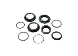 HBS Headset 11/8\" Thread Steel - Black