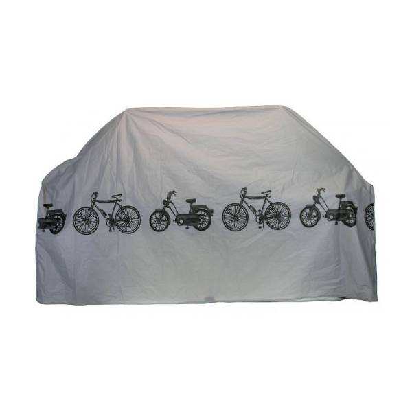 HBS Housse De Protection Pour Vélo Avec Imprimé 200x110cm - Gris