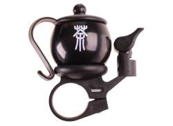 HBS Japanese Teapot Bicycle Bell &#216;22,2mm - Black