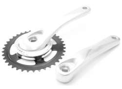 HBS Kliky 1V 170mm Hlin&iacute;k 38T - Stř&iacute;brn&aacute;/Čern&aacute;