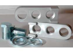 HBS Kurbelverk&#252;rzer 20mm Aluminium - Silber