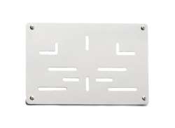 HBS License Plate 210 x 140mm Aluminum - Silver