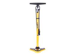 HBS Lynx Bicycle Pump Manometer XL - Yellow/Black