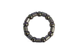 HBS Movimento Centrale Anello Cuscinetto A Sfera Per. BMX/Cross - Argento