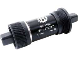HBS Pedalier BSA 68/116mm Plástico Cazoletas - Negro