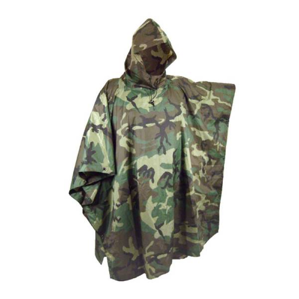 HBS Regn Poncho One Størrelse - Camouflage