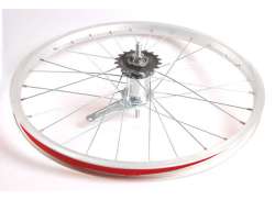 HBS Roue Arri&egrave;re 20x1.75&quot; Favorit Moyeu De Frein - Argent