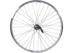 HBS Roue Arri&egrave;re 26x1.75/1.95&quot; Favorit Moyeu De Frein - Argent