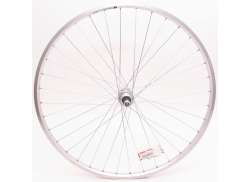 HBS Ruota Posteriore 28x1 1/4&quot; Ruota Libera Fisso Axle - Argento