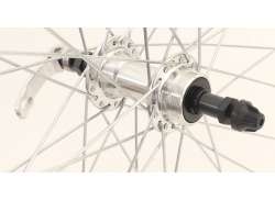 HBS Ruota Posteriore 28x1 1/4&quot; Ruota Libera Quick Release - Argento