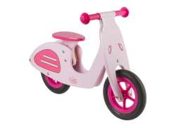 HBS Scooter Draisiennes 12" En Bois - Rose