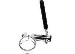 HBS Seatpost Clamp With Quick Release Skewer 31.8mm Silv/Bl