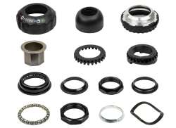 HBS Serie Sterzo 11/8" Filettatura Cavalletto Headset Lock - Nero