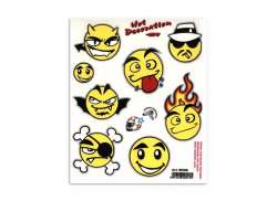 HBS Stickerset Emoticons - Geel
