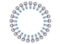 HBS Torx Bult M5X18 Inox Inklusive. Ring/Loctite - (25)