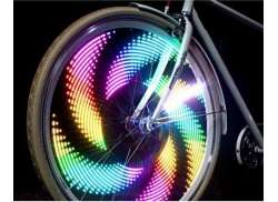Led Bike Wheel Lights, Bright Colorful Bicycle Light Decoration Accessories