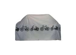 HBS 自行车罩 配有 印花 200x110cm - 灰色