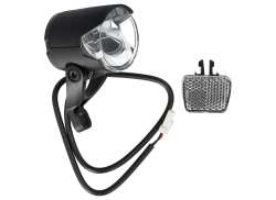 Herrmans H-Black MR4 Farol E-Bike 120 Lux 6-12V - Preto