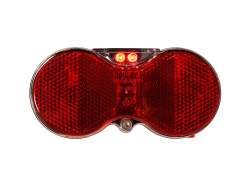 Herrmans H-Vision 尾灯 LED 电池 50-80mm - 红色/黑色