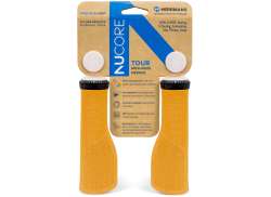Herrmans Nucore Tour Peak Handgrepp 130mm &Oslash;22mm - Gul