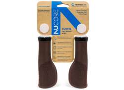 Herrmans Nucore Town Peak Grips 130mm &#216;22mm - Brown